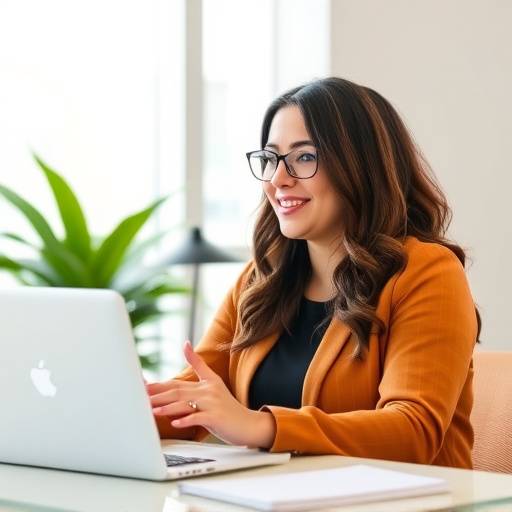 Elena Rodriguez, Community Manager, engaging with community members during a webinar.